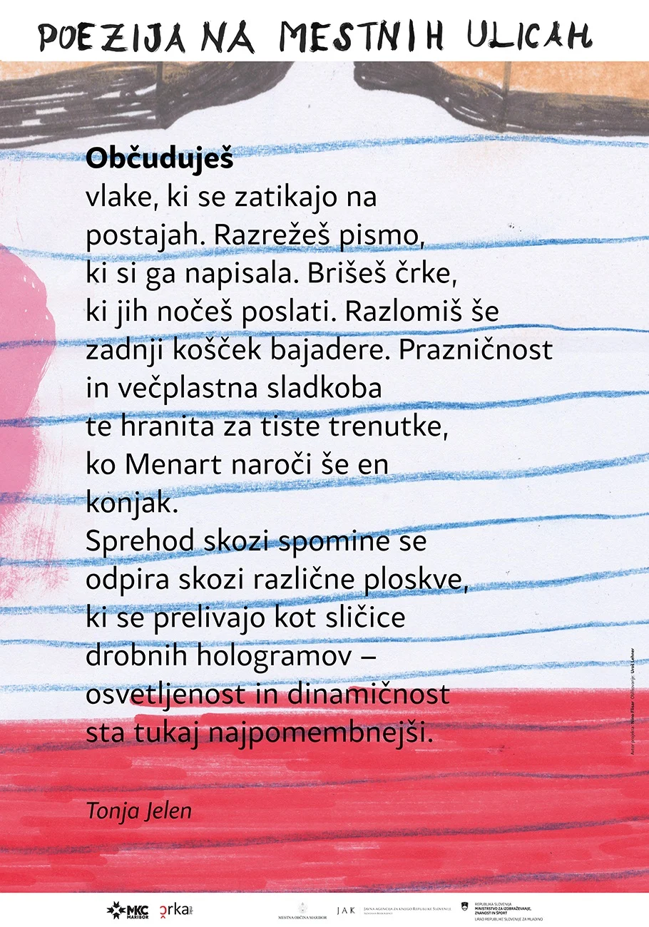 Poezija na mestnih ulicah tudi letos
