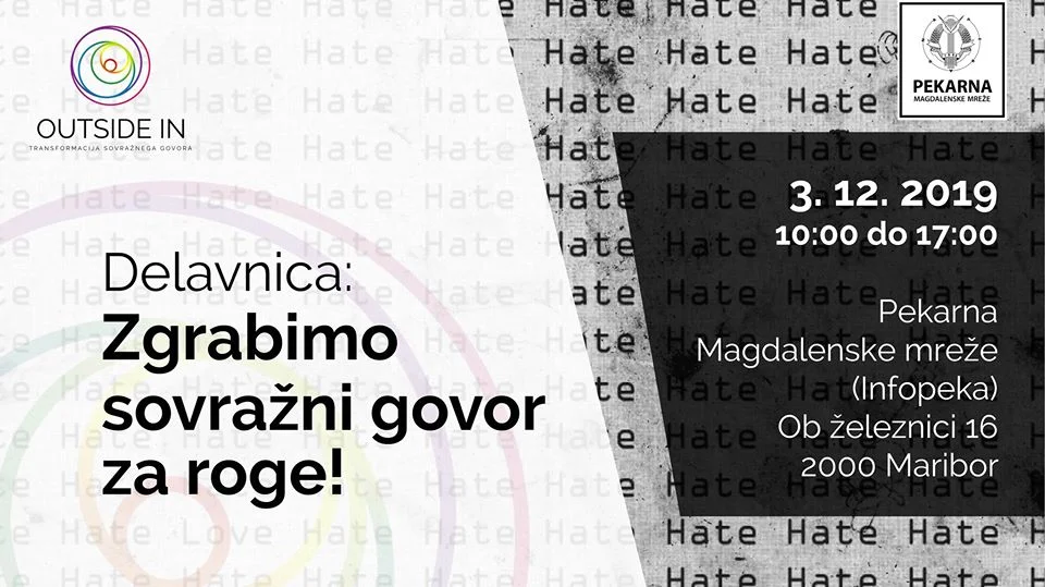 Delavnica: “Zgrabimo sovražni govor za roge!”