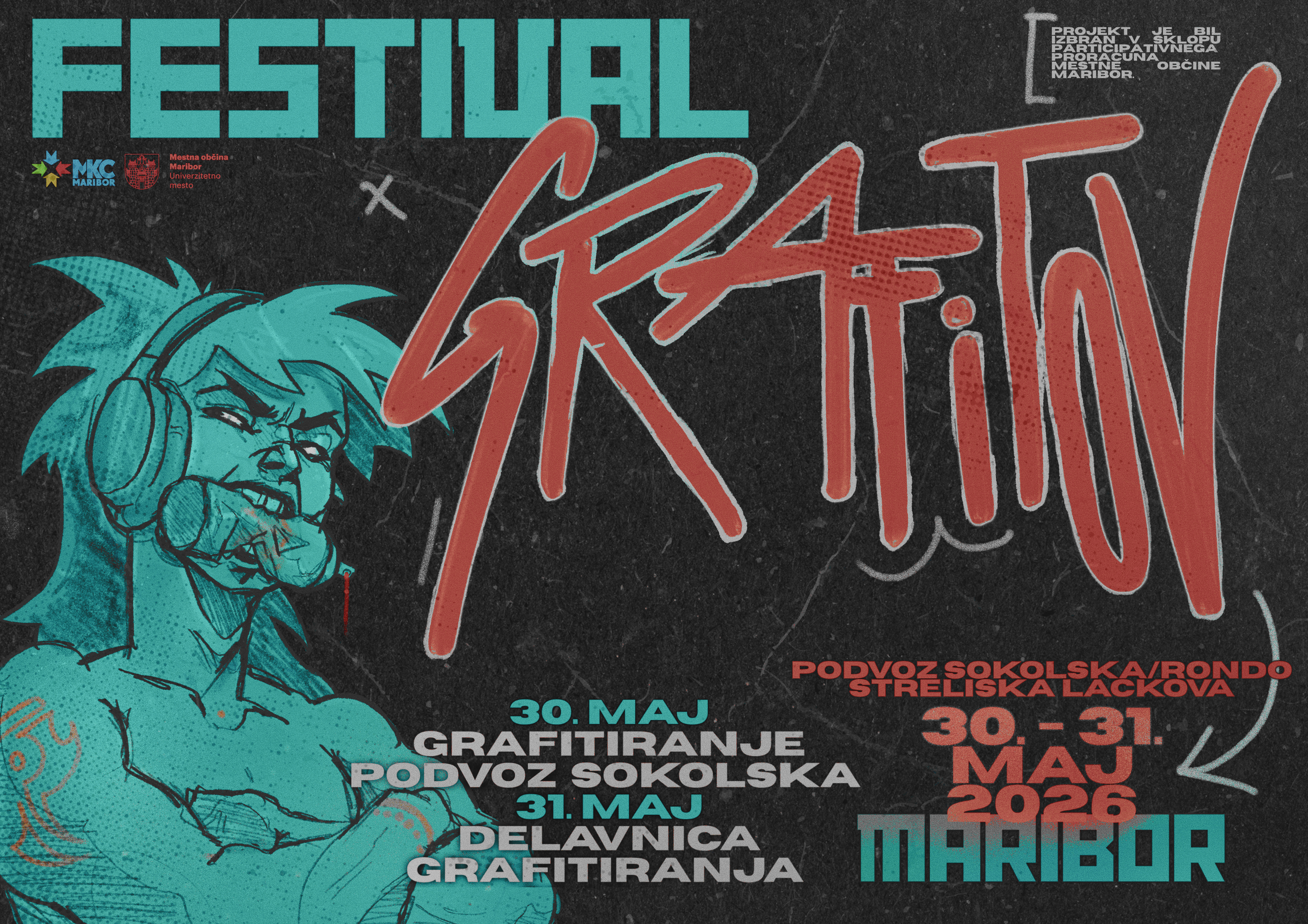 Festival grafitov: ulice kot platno sodobne umetnosti