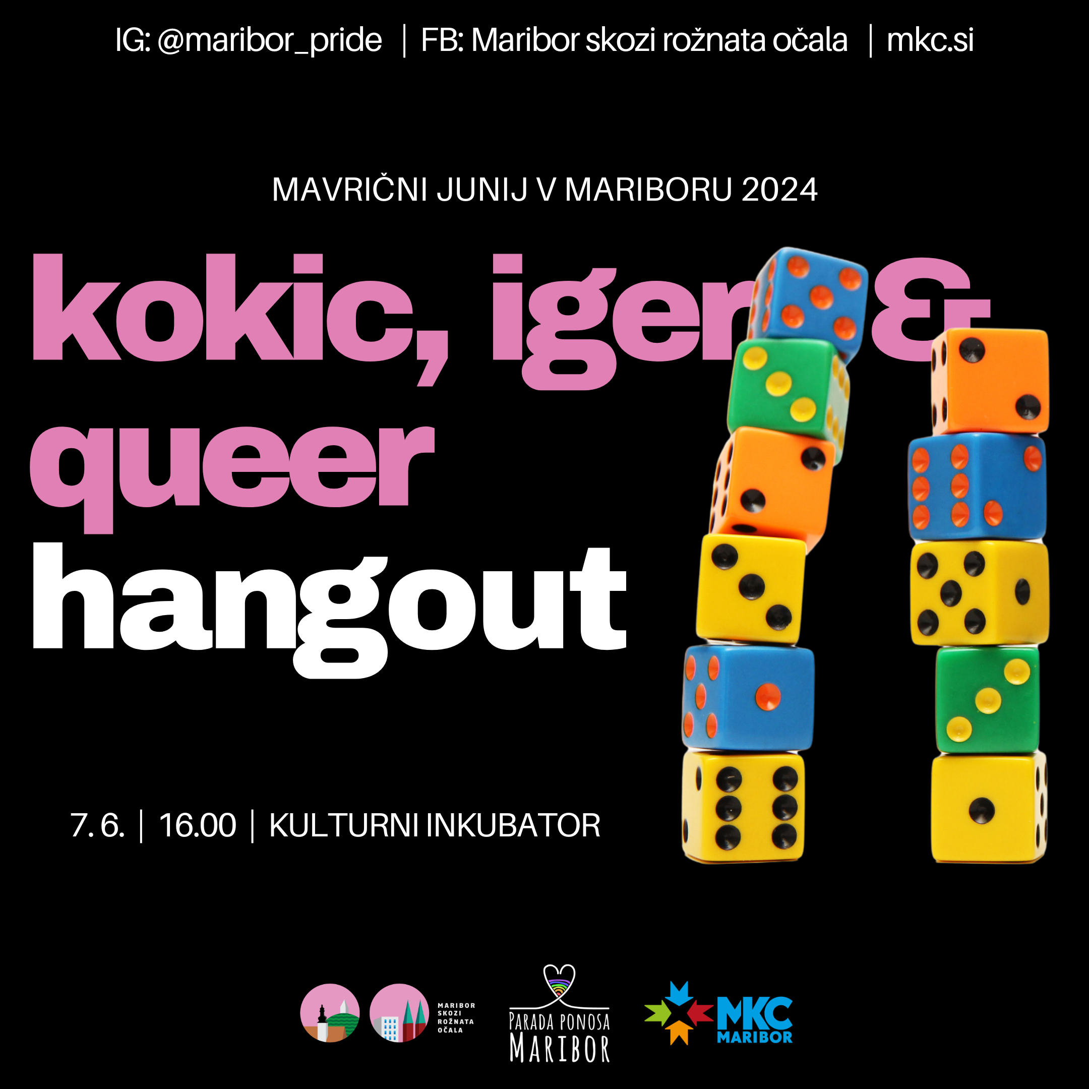 Kokic, iger &amp; Queer Hangout  z DIH-om