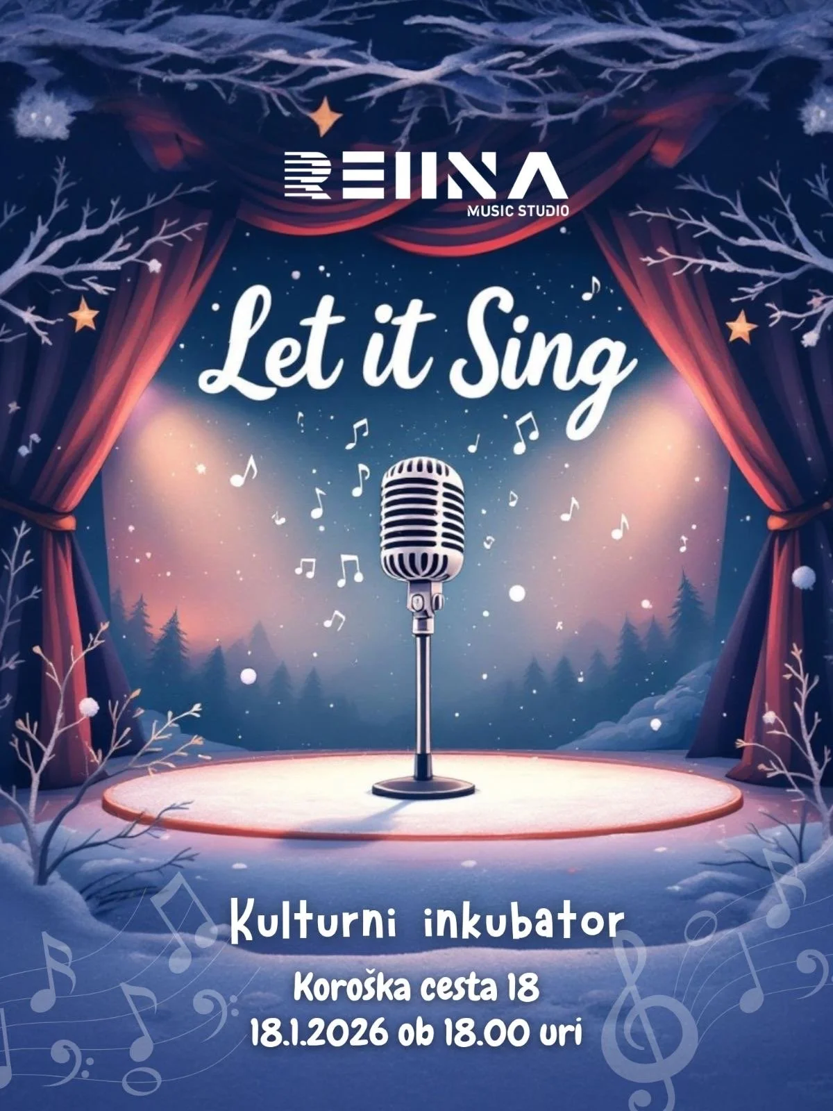 Let it sing: medletni nastop učencev glasbenega studia REIINA