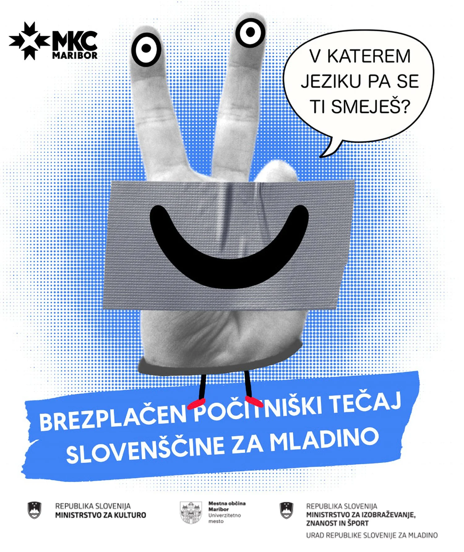 Brezplačen tečaj slovenščine za mladino med zimskimi počitnicami