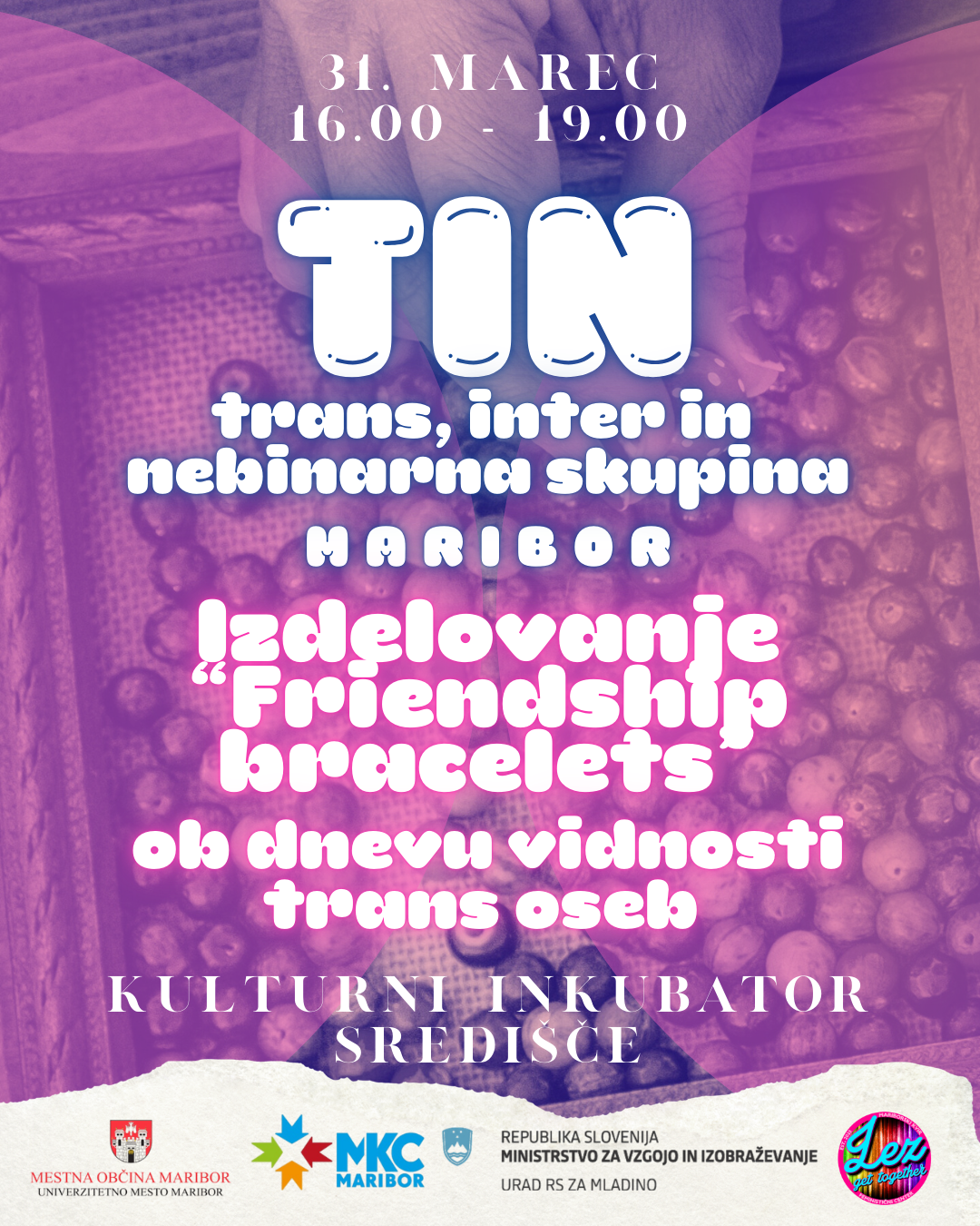 [Delavnica] Friendship bracelets / zapestnice prijateljstva