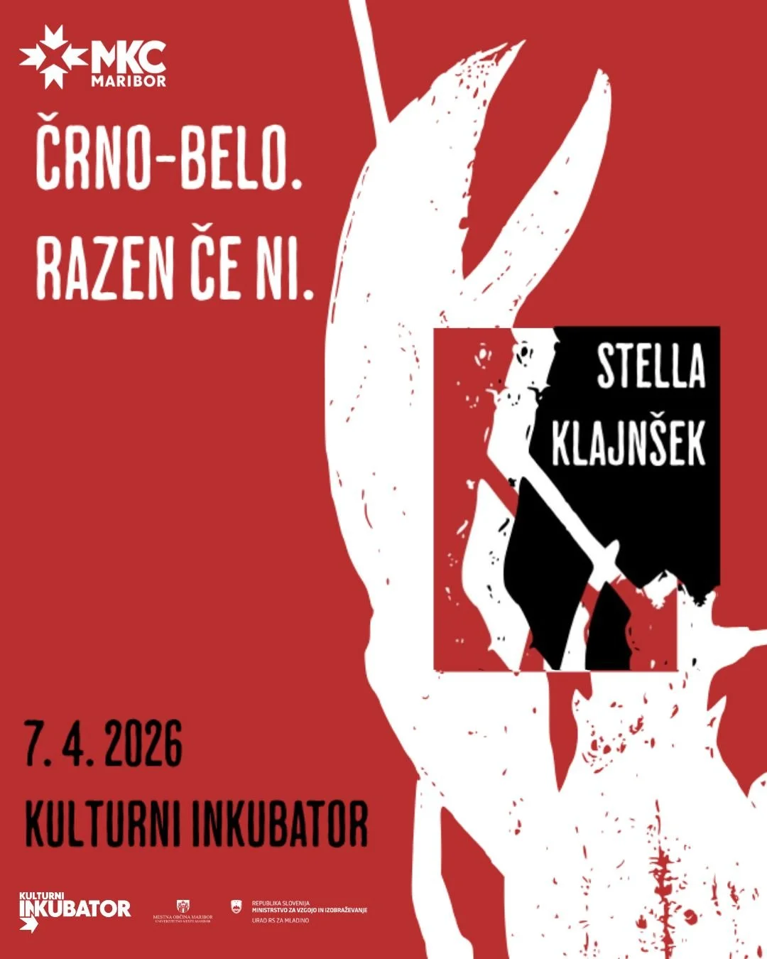 [Kulturni inkubator] Stella Klajnšek: Črno-belo. Razen če ni.