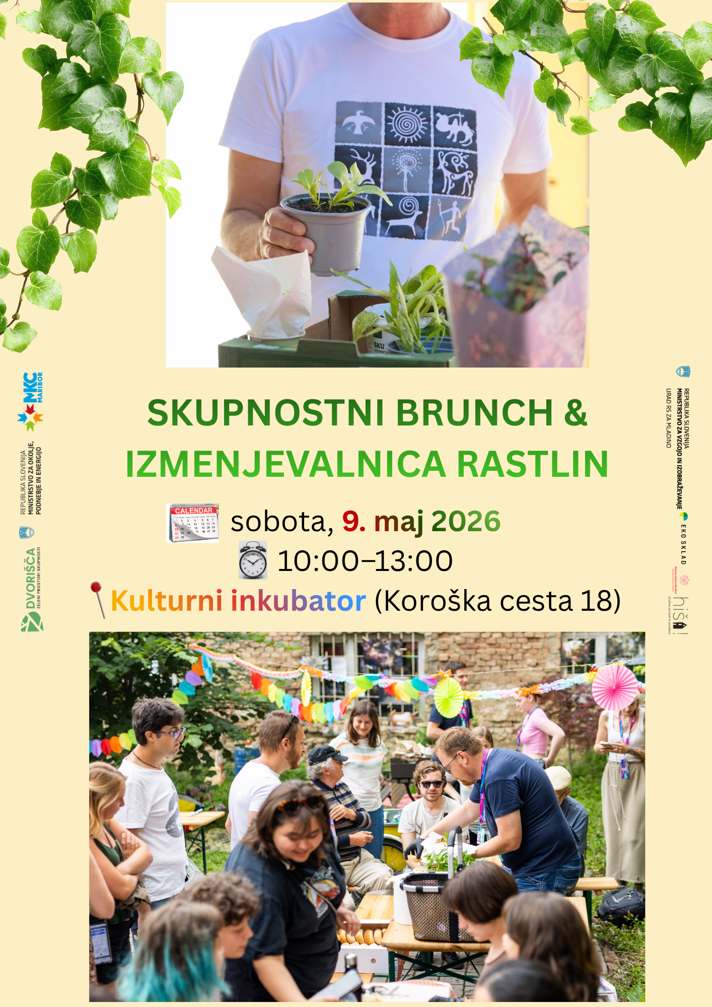 Skupnostni brunch &amp; izmenjevalnica rastlin
