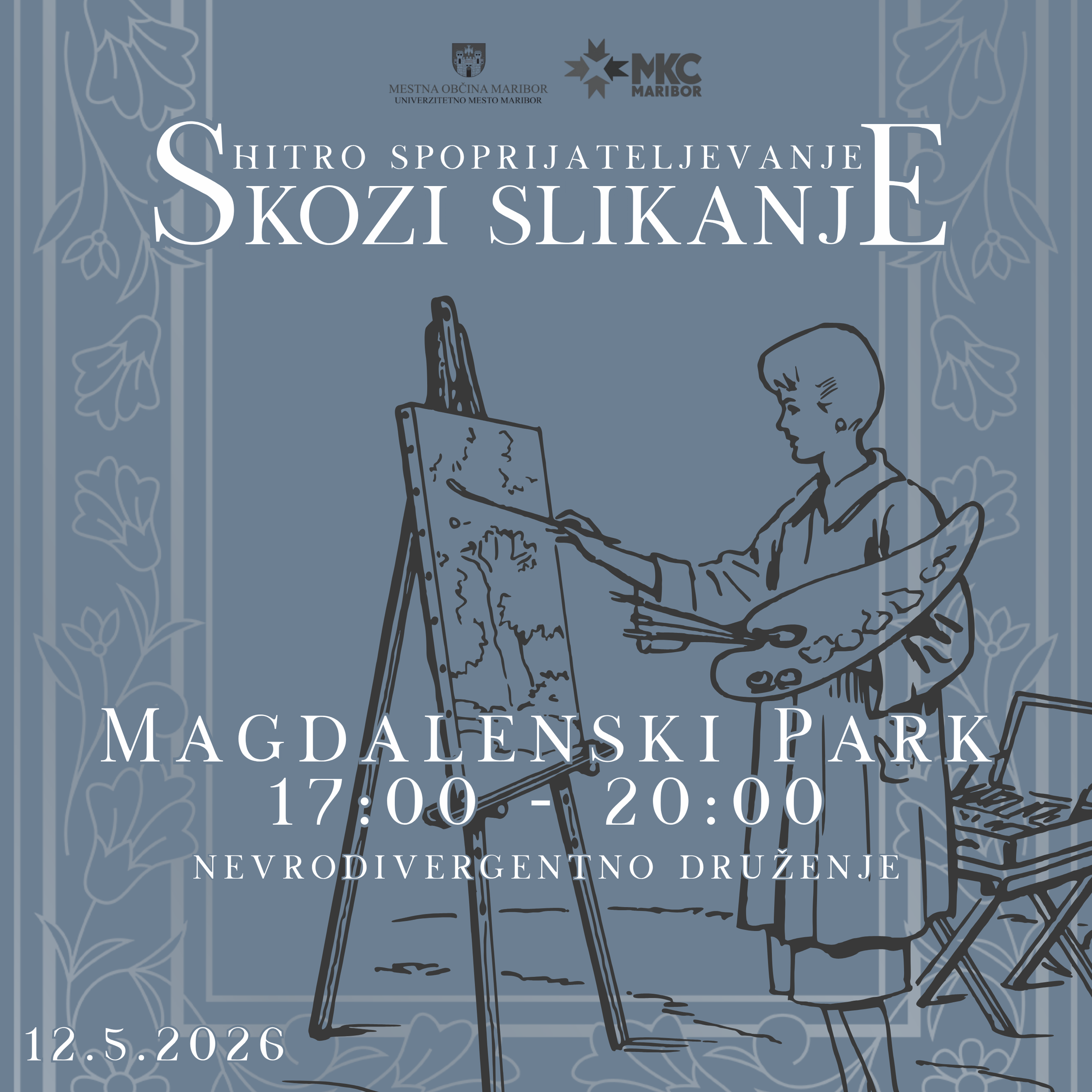 Hitro spoprijateljevanje skozi slikanje