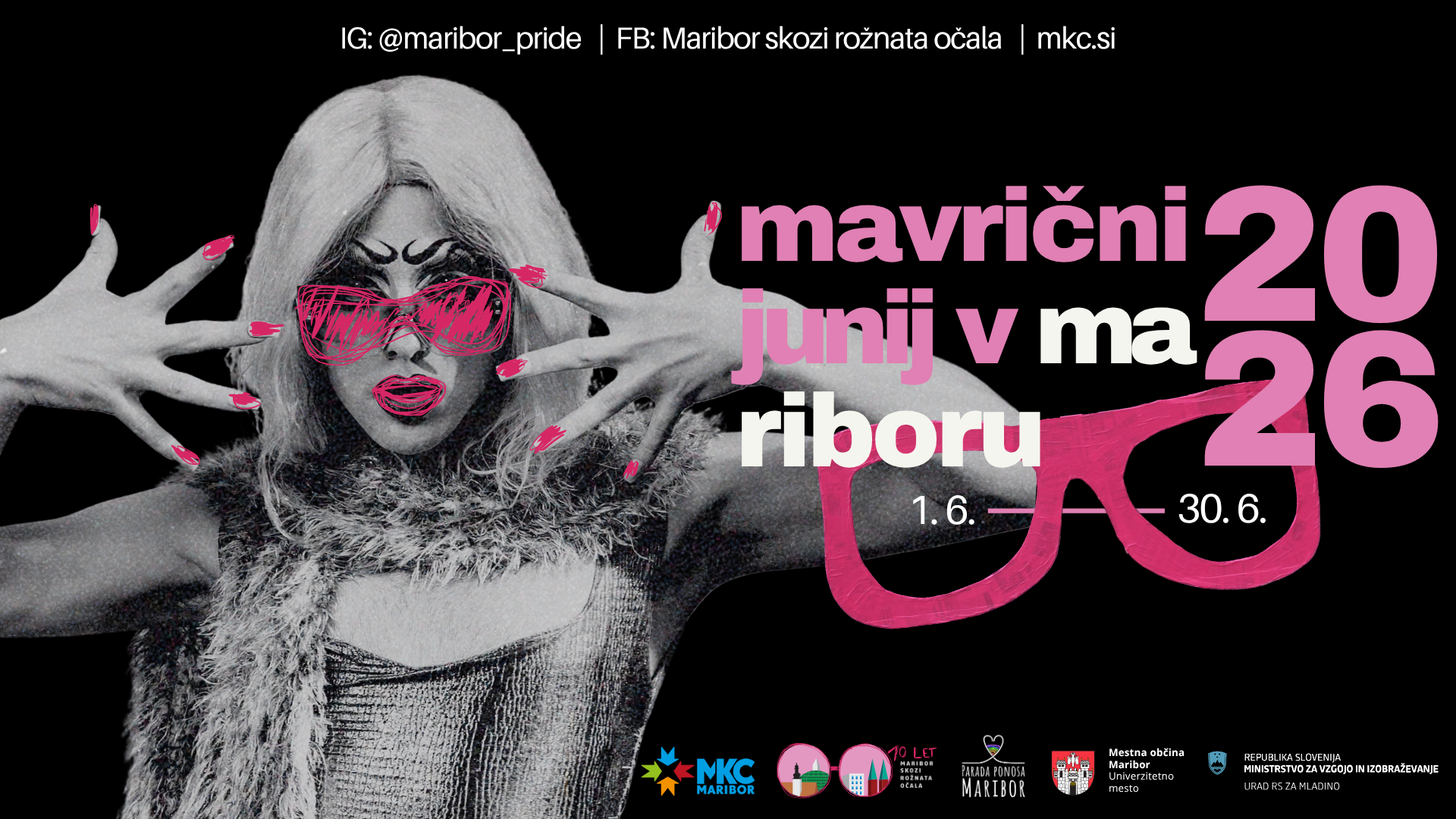 Mavrični junij v Mariboru: PROGRAM 2026