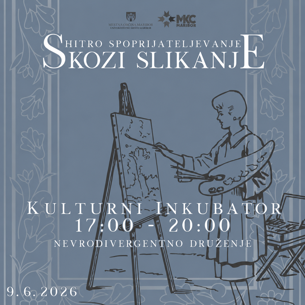 Hitro spoprijateljevanje skozi slikanje