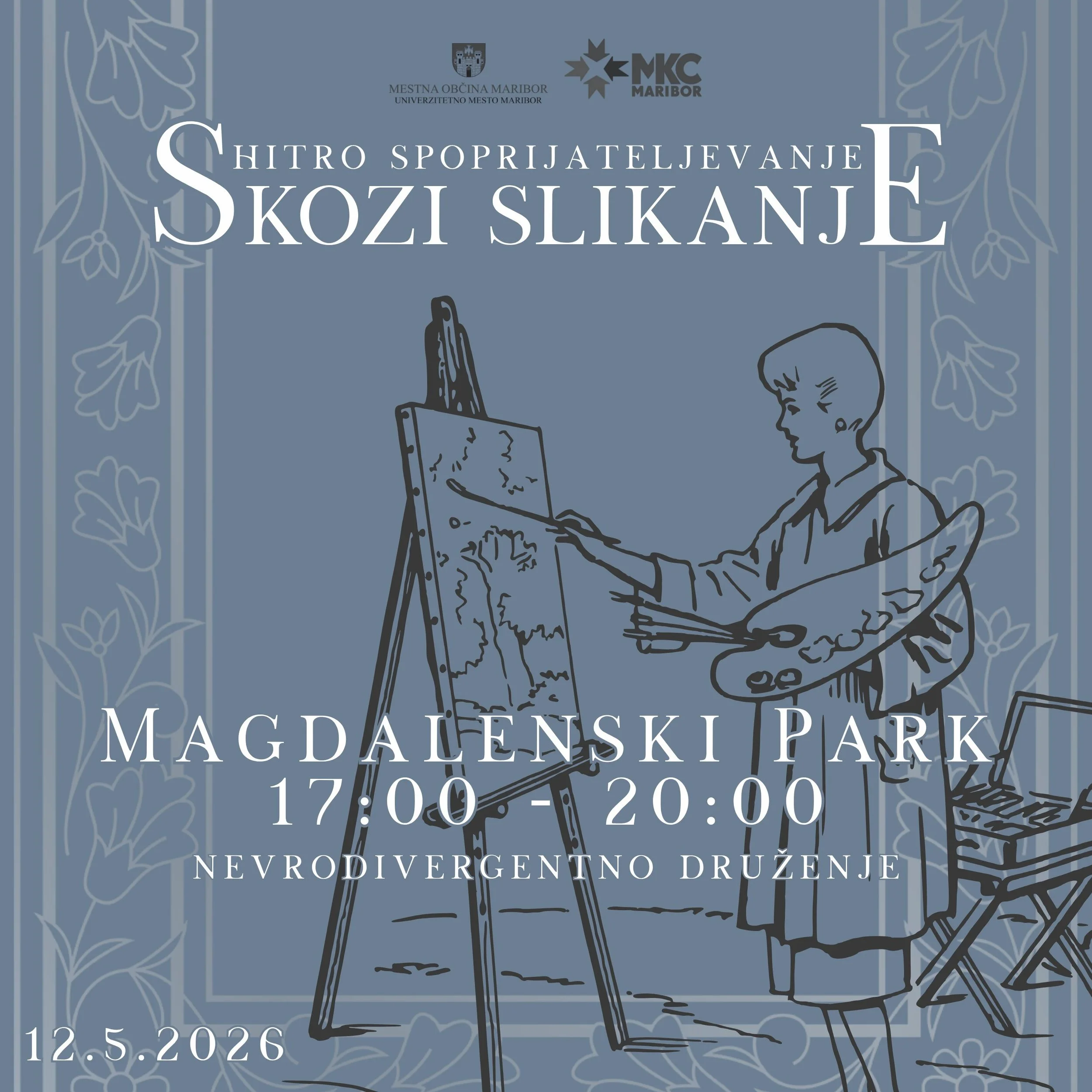 Hitro spoprijateljevanje skozi slikanje