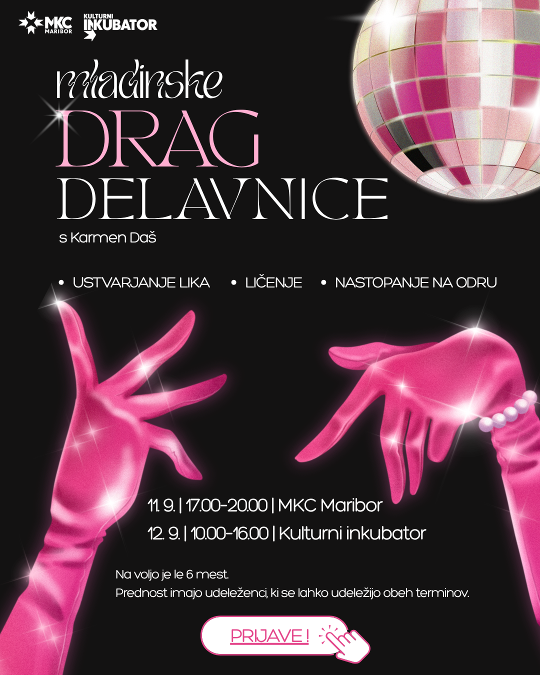 Mladinske drag delavnice s Karmen Daš