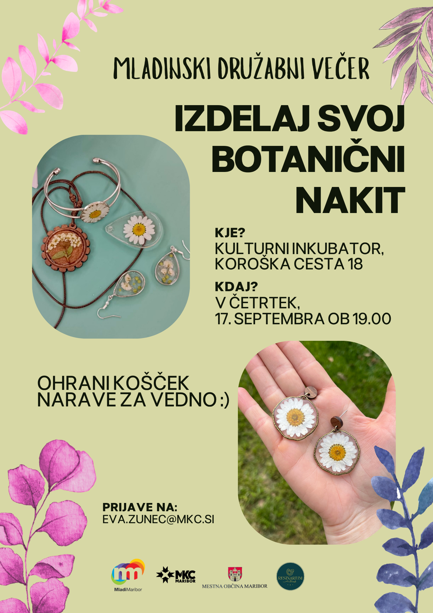 [Delavnica] Izdelaj svoj botanični nakit