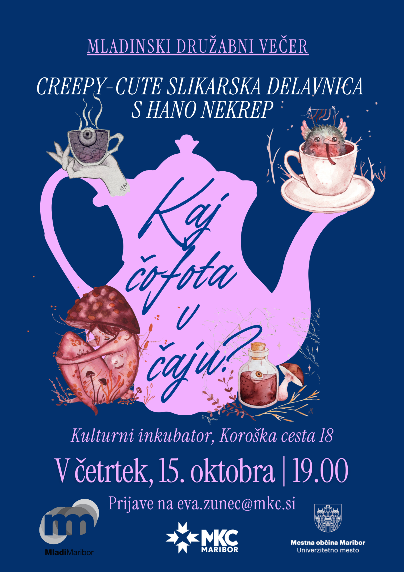 Slikarska delavnica: Kaj čofota v čaju?