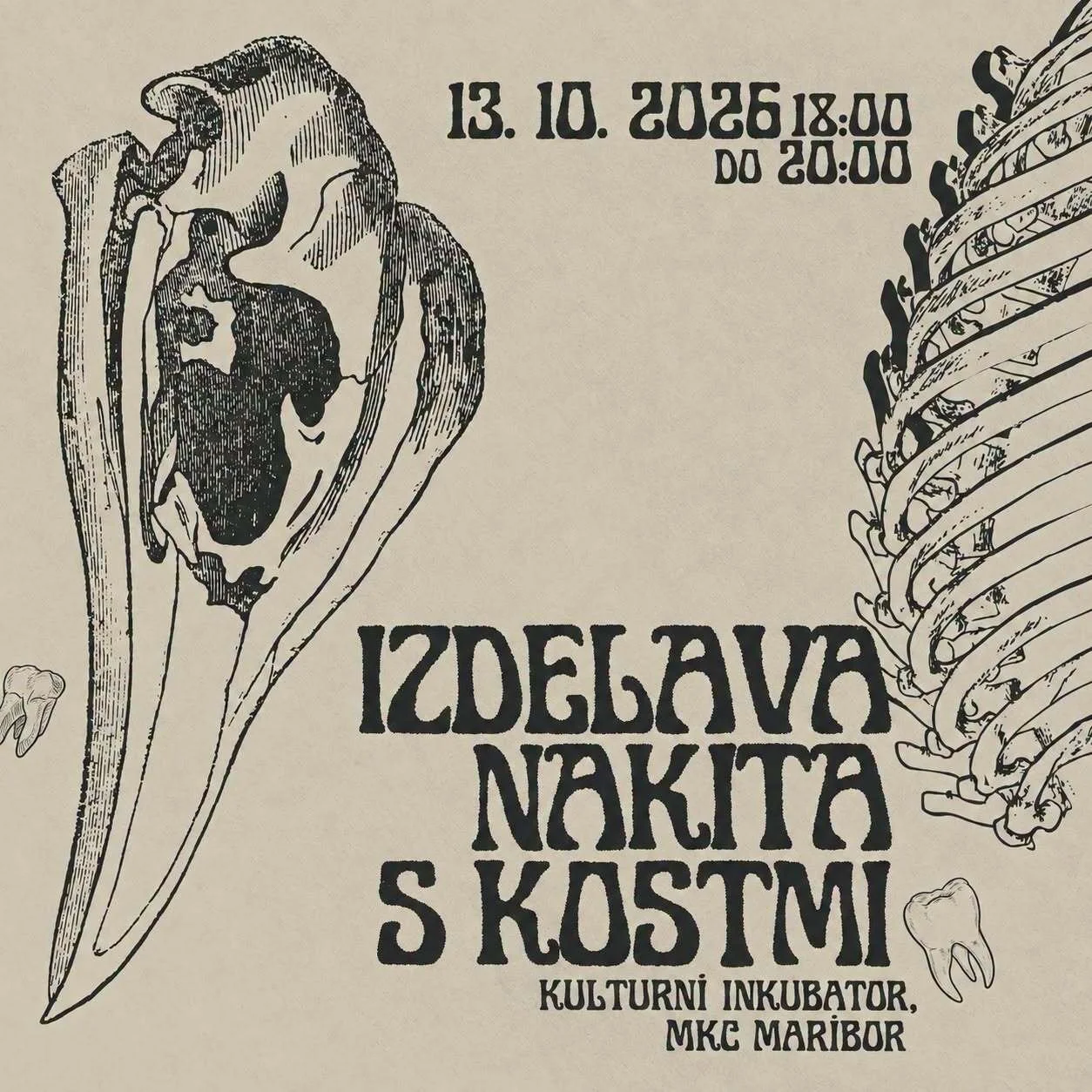 Izdelava nakita s kostmi