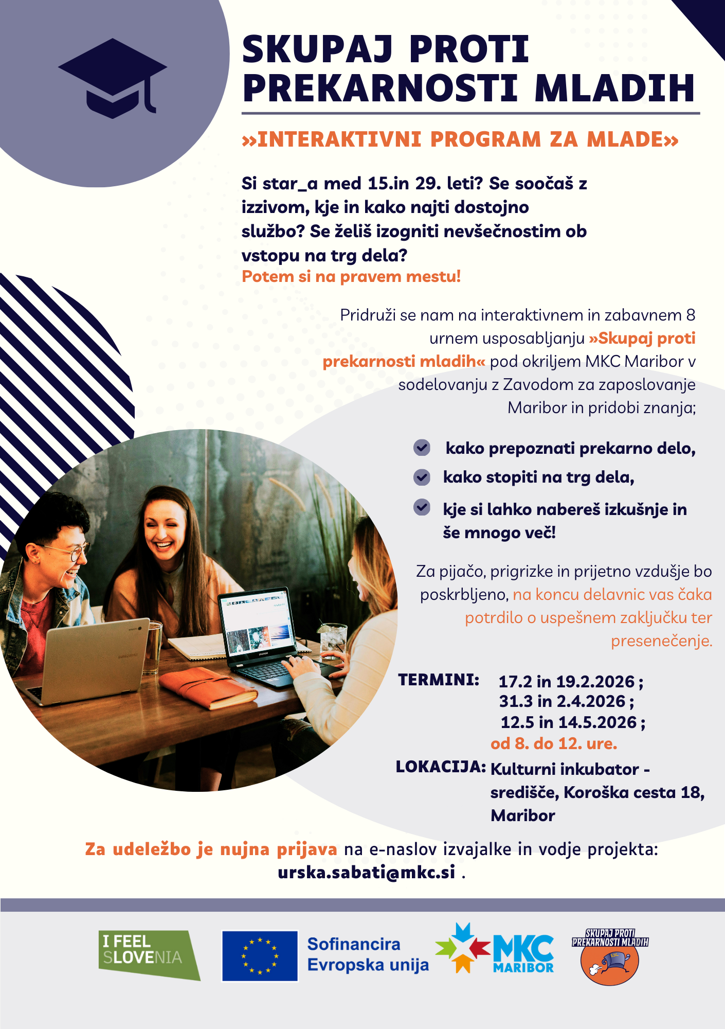 plakat prekarnost z datumi