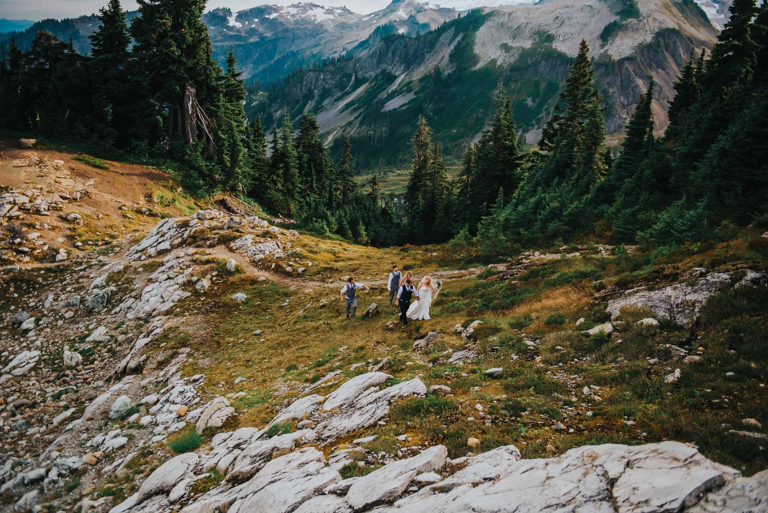 Janel + Coaltyn | Mount Baker Elopement | Artist Point Wedding