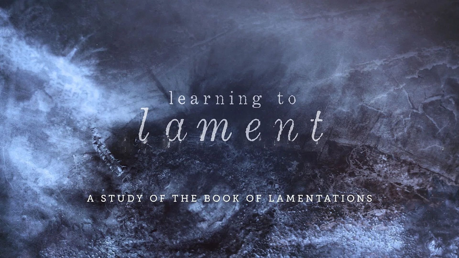 The Waiting:  Lamentations Part 2