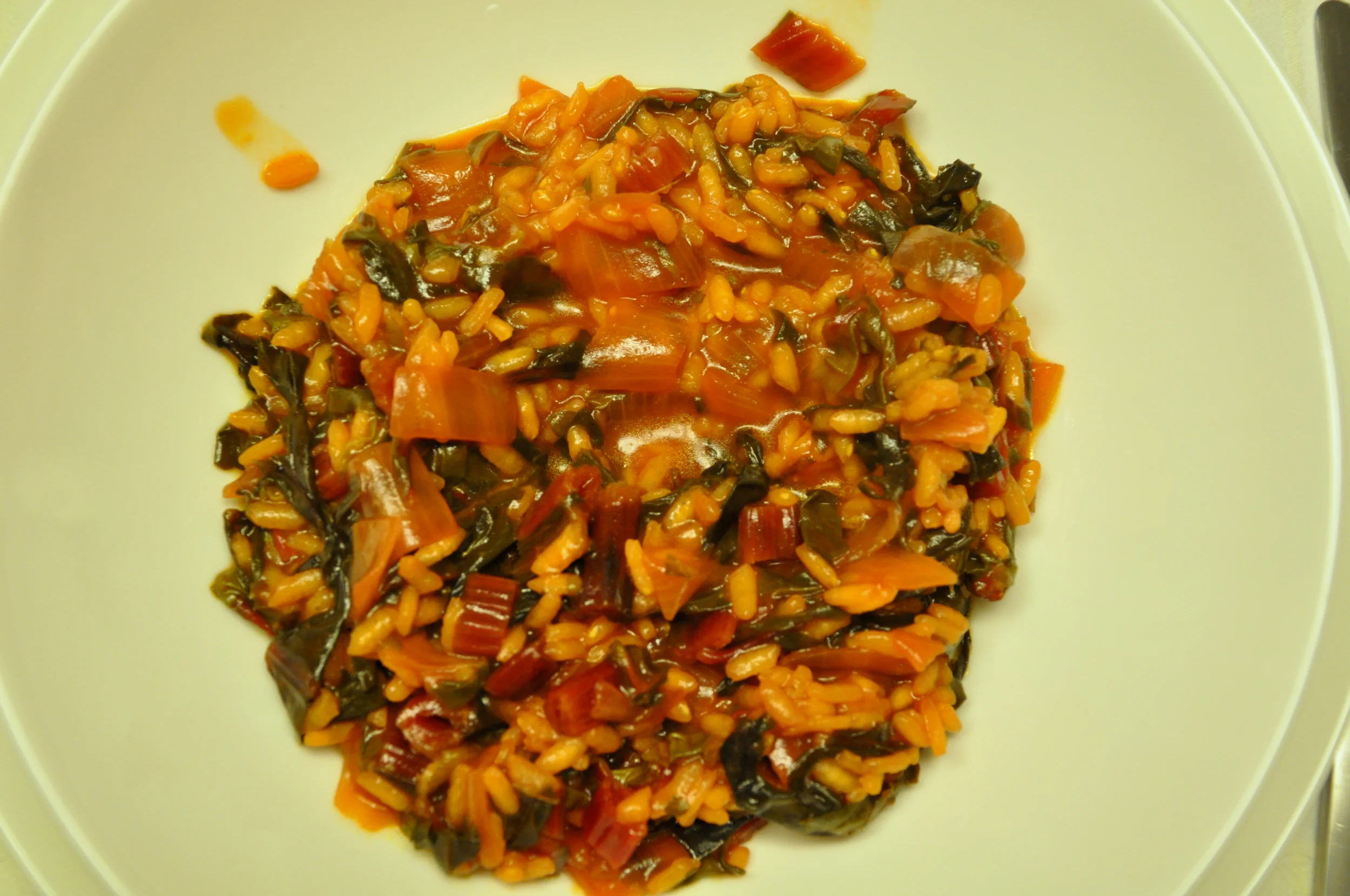 Risotto alla bietola- Swiss chard risotto