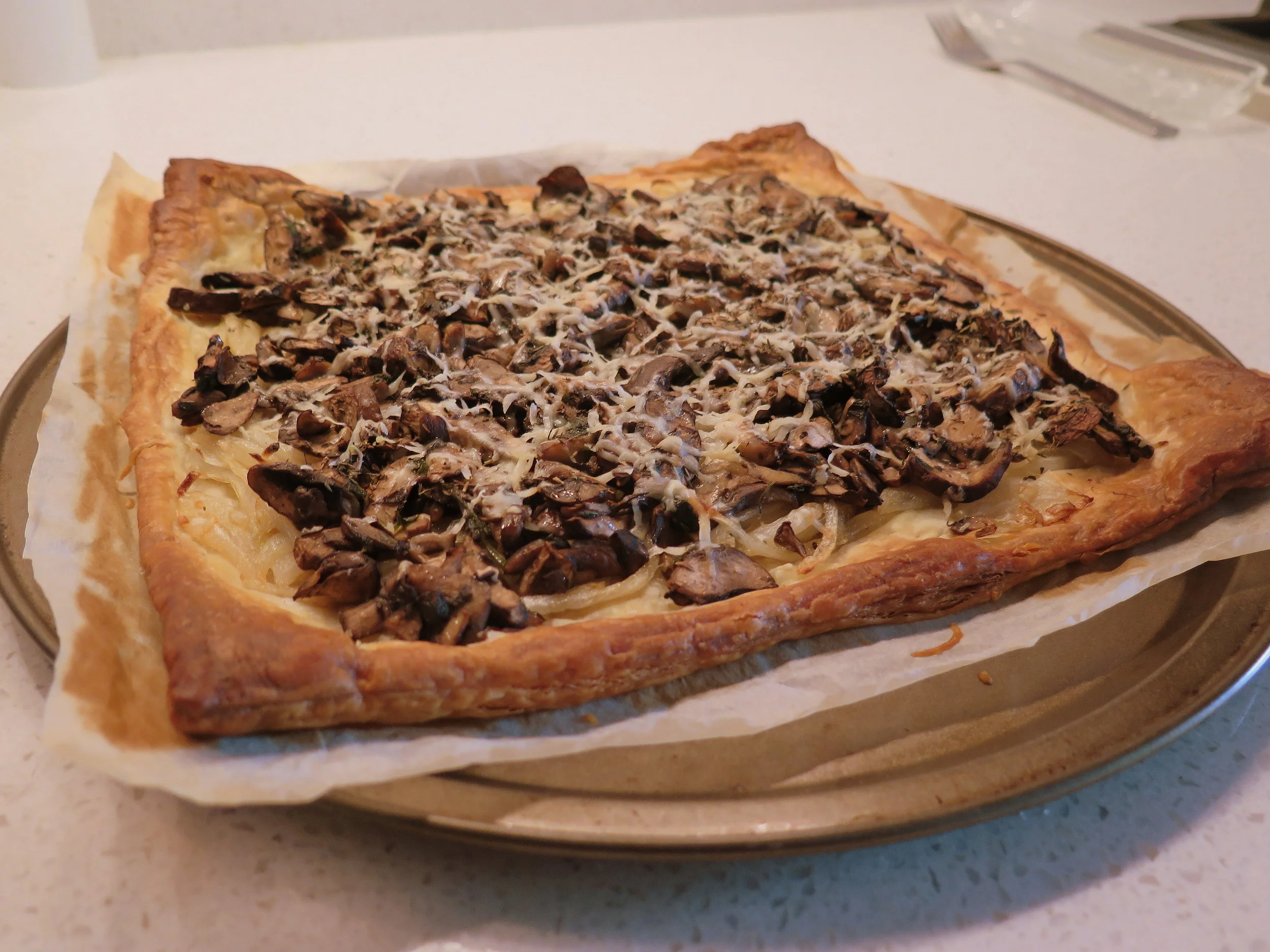 Crostata ai funghi