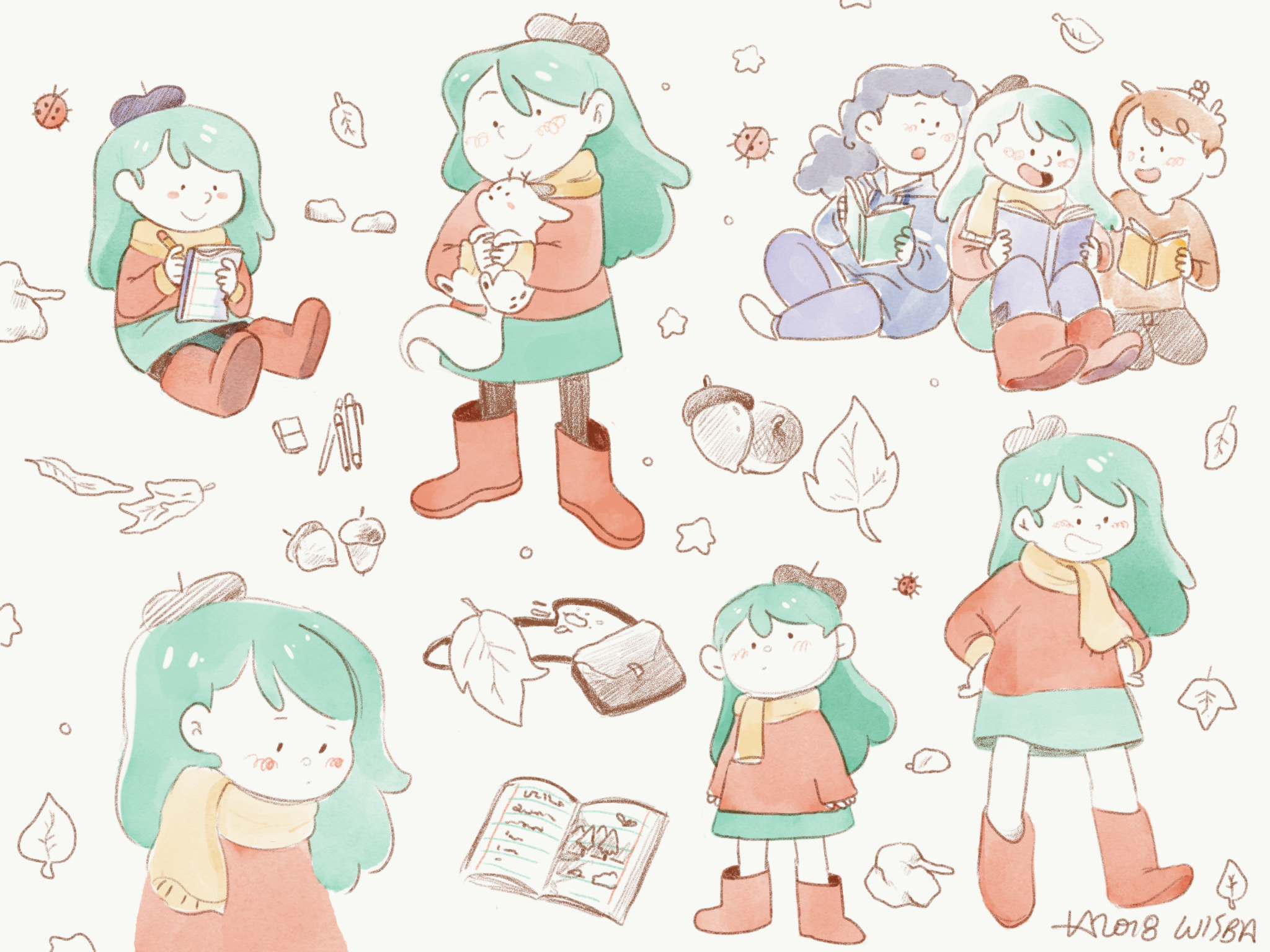 Hilda Sketches - 2018