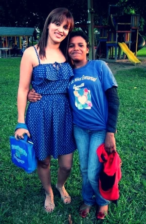 At one of the local orphanages in my city in 2013