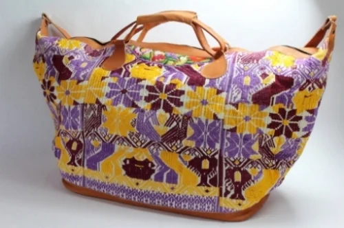Amazing handwoven huipil which is a traditional indigenous technique. 