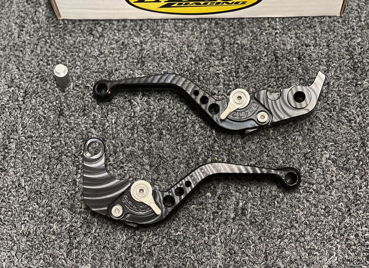 Pazzo Brake / Clutch Lever Set Billet 6061 Aluminum (Short) — JL 