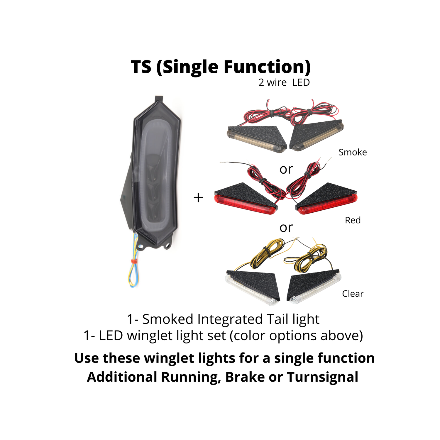 Yamaha R1 - 2015, 2016, 2017, 2018, 2019, 2020 Tailight Kit — JL