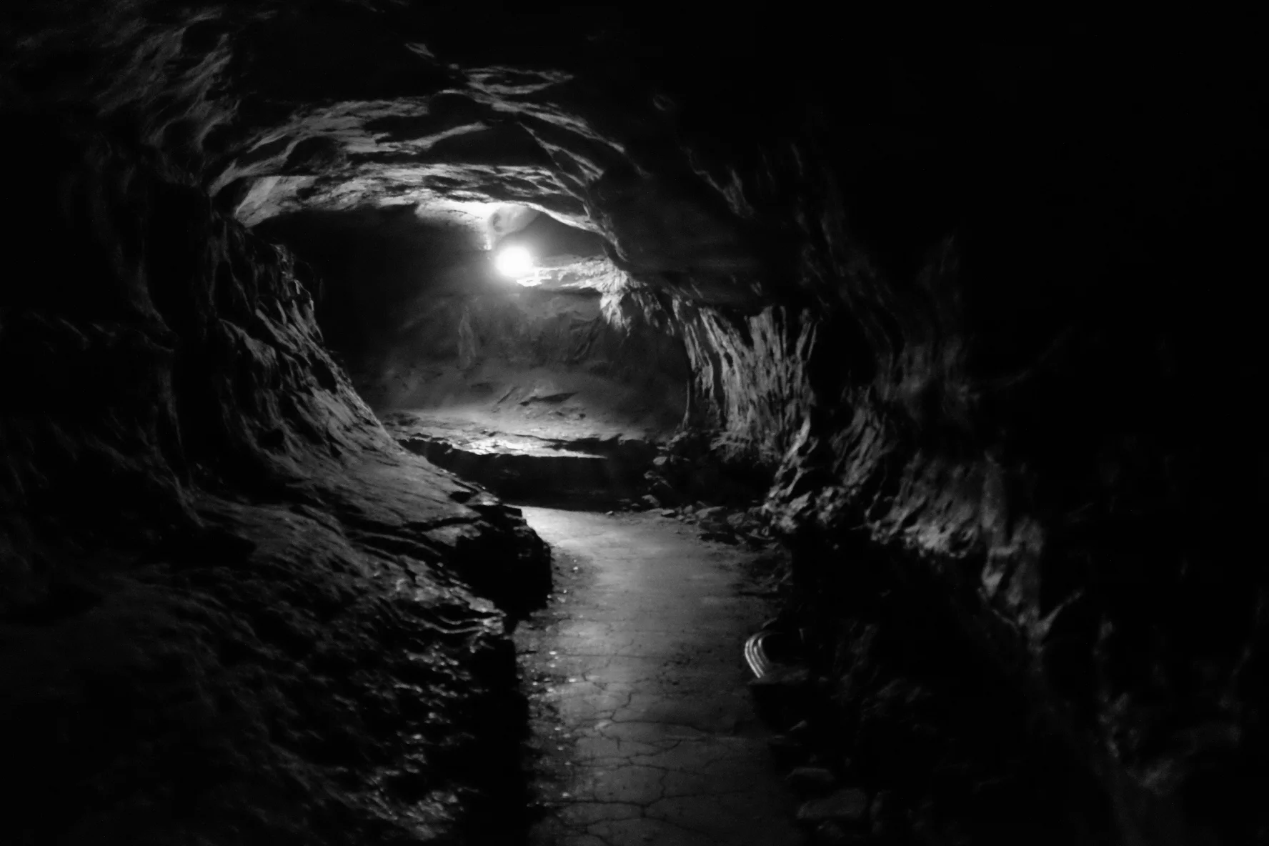 Inside Mammoth Cave, in Mammoth Cave National Park, KY.