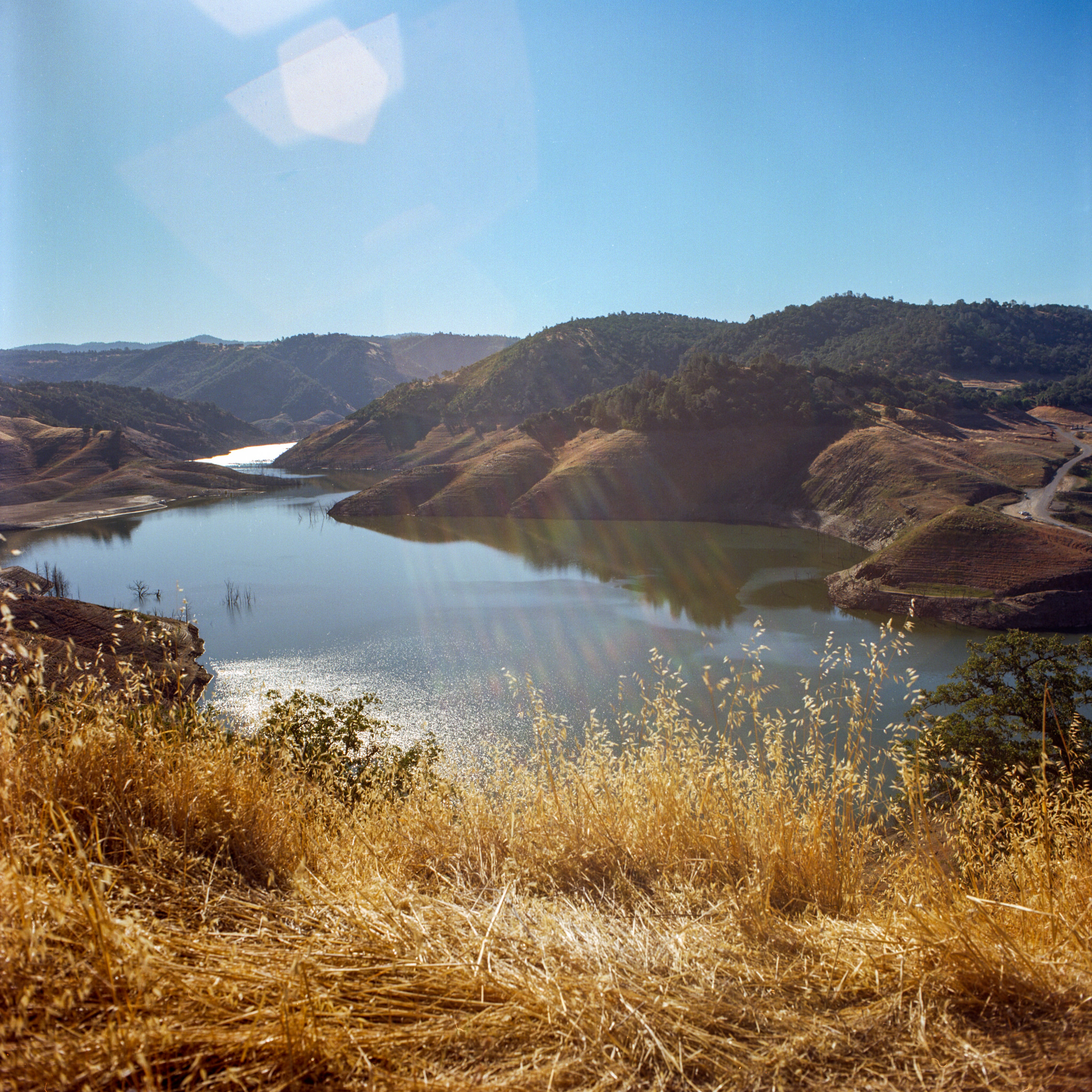 We drove through many windy hilly roads in California on our way north to Lassen.