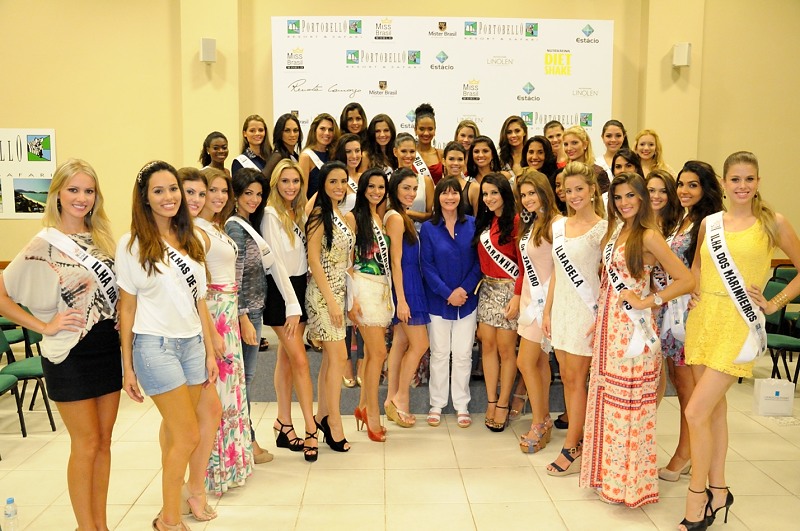 Julia Morley conversou com as candidatas a Miss Brasil World 2013 sobre a importância do “Beauty With a Purpose”