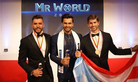 México (3), Índia (Mister Mundo 2016) e Porto Rico (2). Cortesia MrWorld.tv