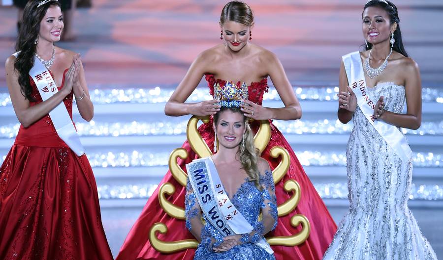 Em 2015 a espanhola Mireia Lalaguna foi eleita Miss World. Quem será a sua sucessora? Você ficará sabendo no dia 18 de dezembro, em evento transmitido ao vivo pela Rede Brasil (foto MWO)