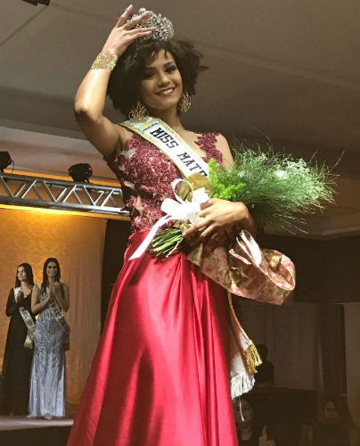Bárbara Reis, a nova Miss Mato Grosso CNB 2017.