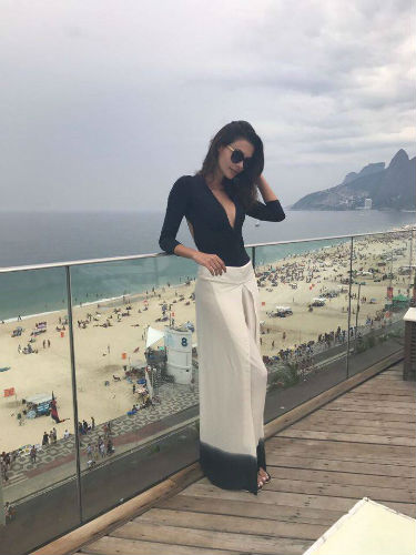 A beleza e a elegância da Miss Brasil Mundo Beatrice Fontoura no Hotel Fasano (foto/divulgação)