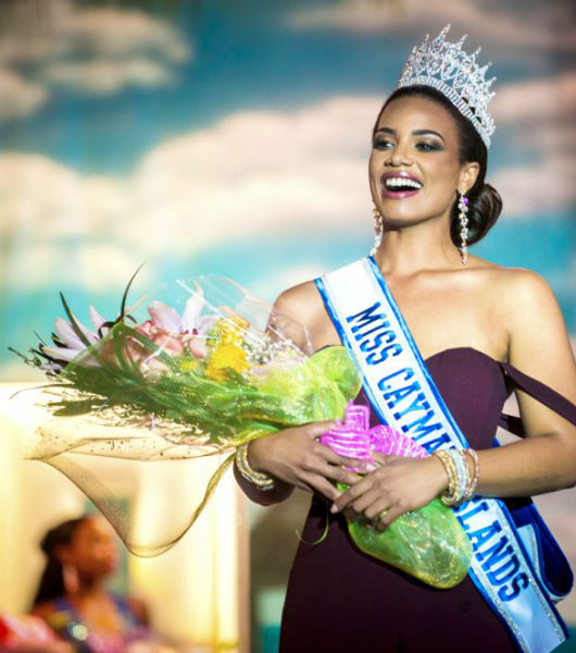 Miss Ilhas Cayman 2017, eleita no último final de semana.