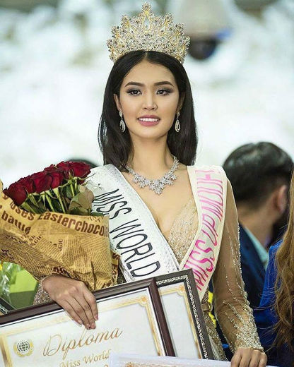 O exótico Quirguistão, que faz parte da "Rota da Sede", estará presente no Miss World 2017 com uma forte candidata.