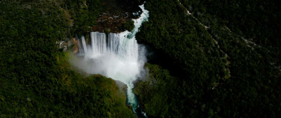  Imagem do Salto Utiariti (MT) - divulgação mt.gov.br