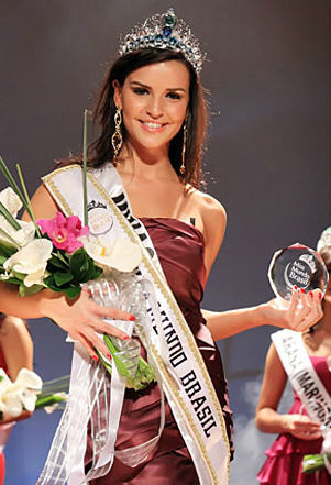 Na sua terceira tentativa, a mineira Tamara Almeida foi eleita Miss Mundo Brasil 2008.