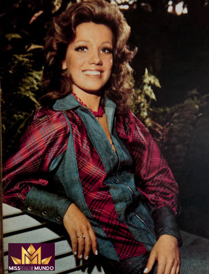 De Minas para Londres: Florence Alvarenga foi semifinalista no Miss Mundo 1973.