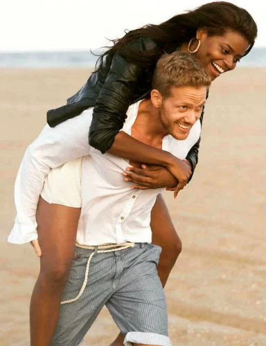 O casal Ana e Tanguy de Backer.