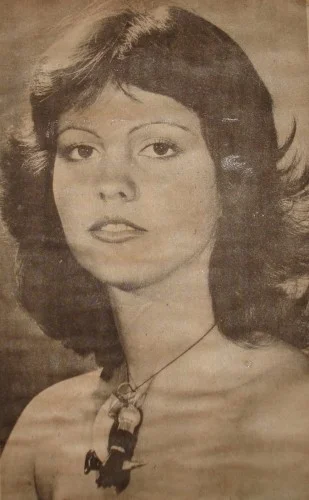 Angélica Moura Lins, Miss Fernando de Noronha 1974 (foto: Passarela Cultural ).