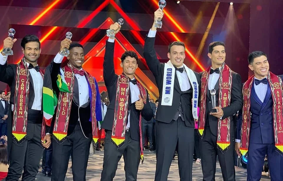 Vencedores continentais: República Dominicana (Caribe), África do Sul (África), Áustria (Europa), Inglaterra (Mr World), México (Américas) e Filipinas (Ásia e Oceania).