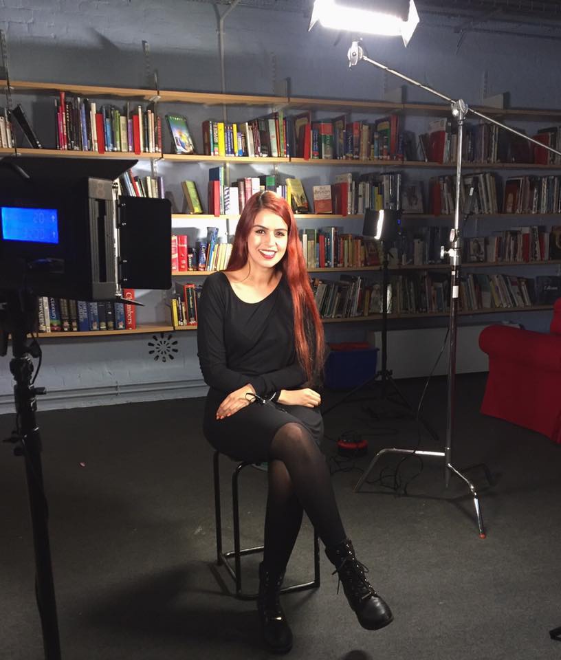 Filming for the UN #HeForShe campaign, discussing how the media and advertising has impacted young women's views on body image! Awesome opportunity!