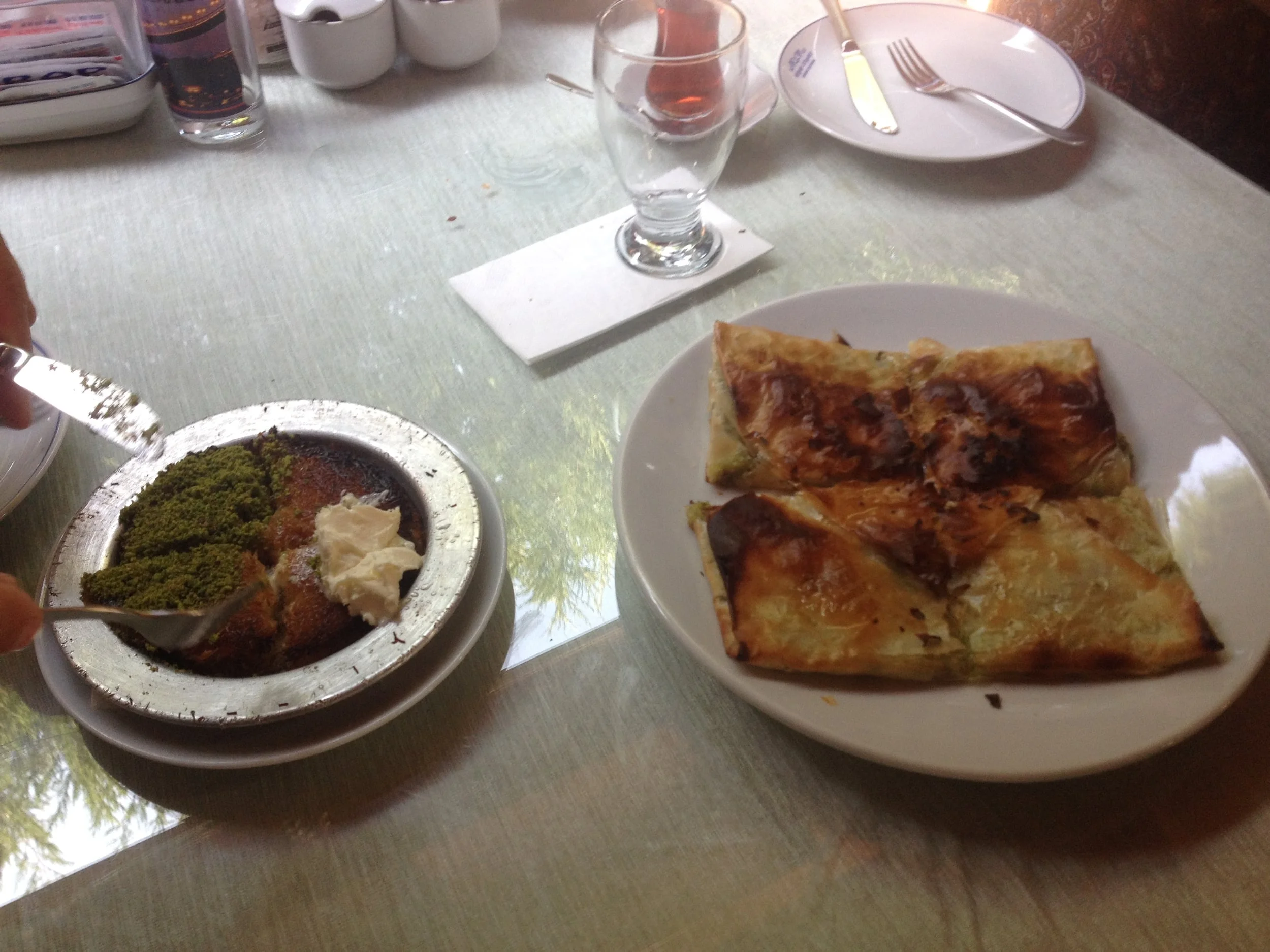 ....auch nach der Hauptspeise gehts lecker weiter....!