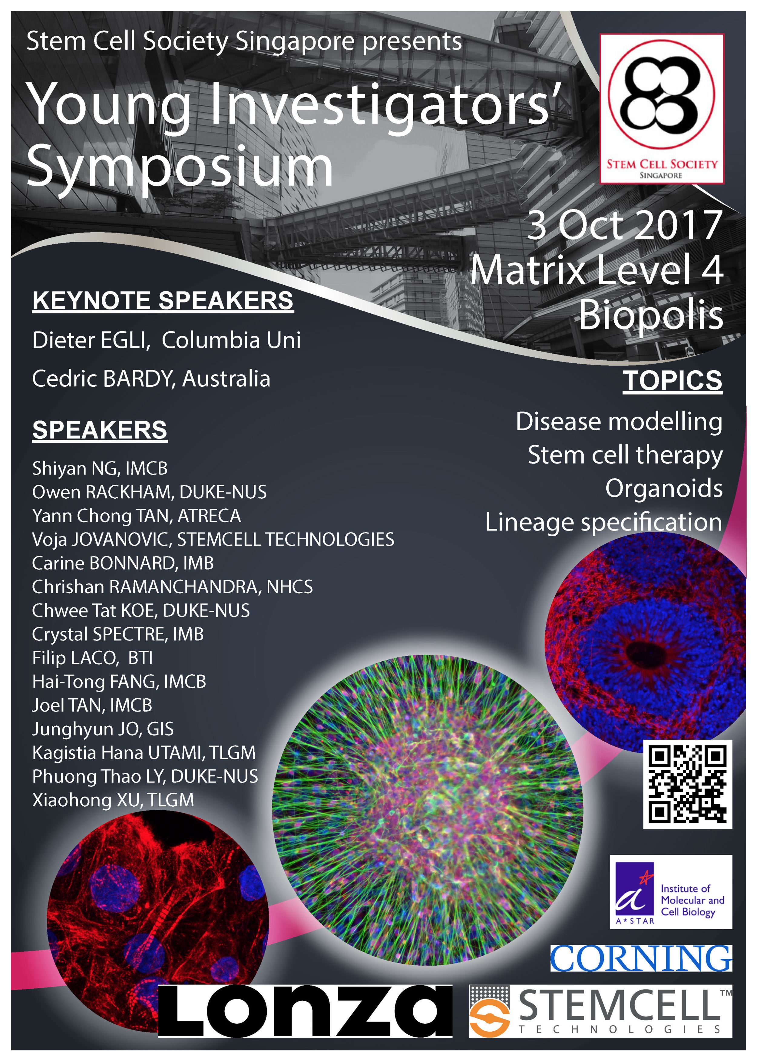 Kagistia and Xiaohong to present at the SCSS Young Investigator Symposium