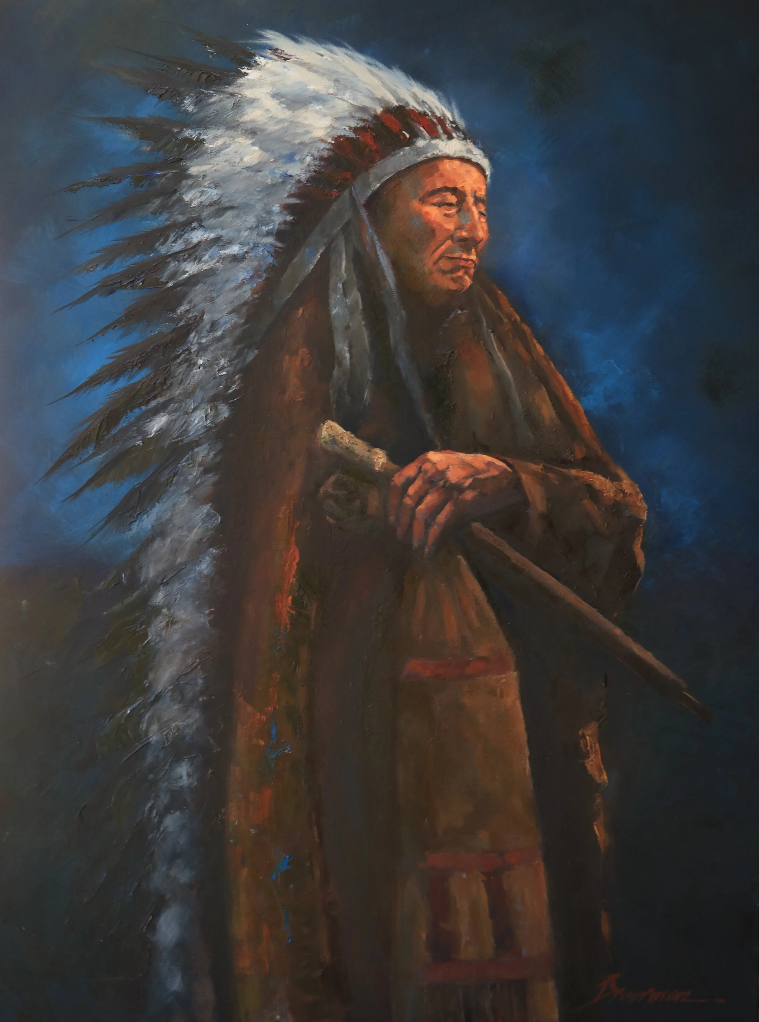 Chief Stinking Bear of the Lakota Tribe