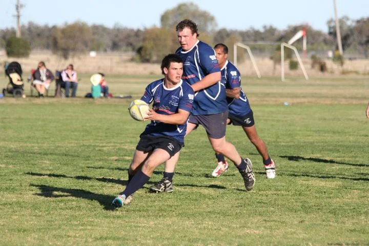 Jon Oneil having a stint in Australian country rugby