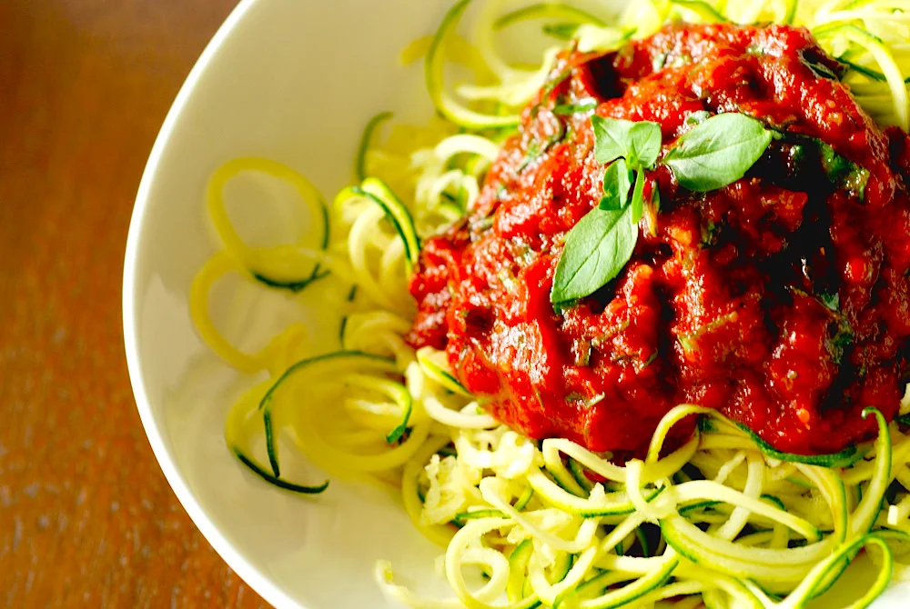Zucchini Pasta by Charles Chen