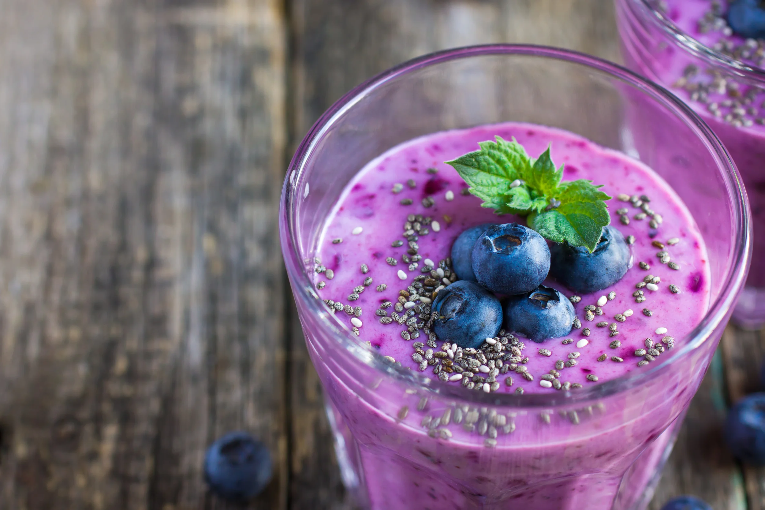 Blueberry Chia Smoothie by Charles Chen
