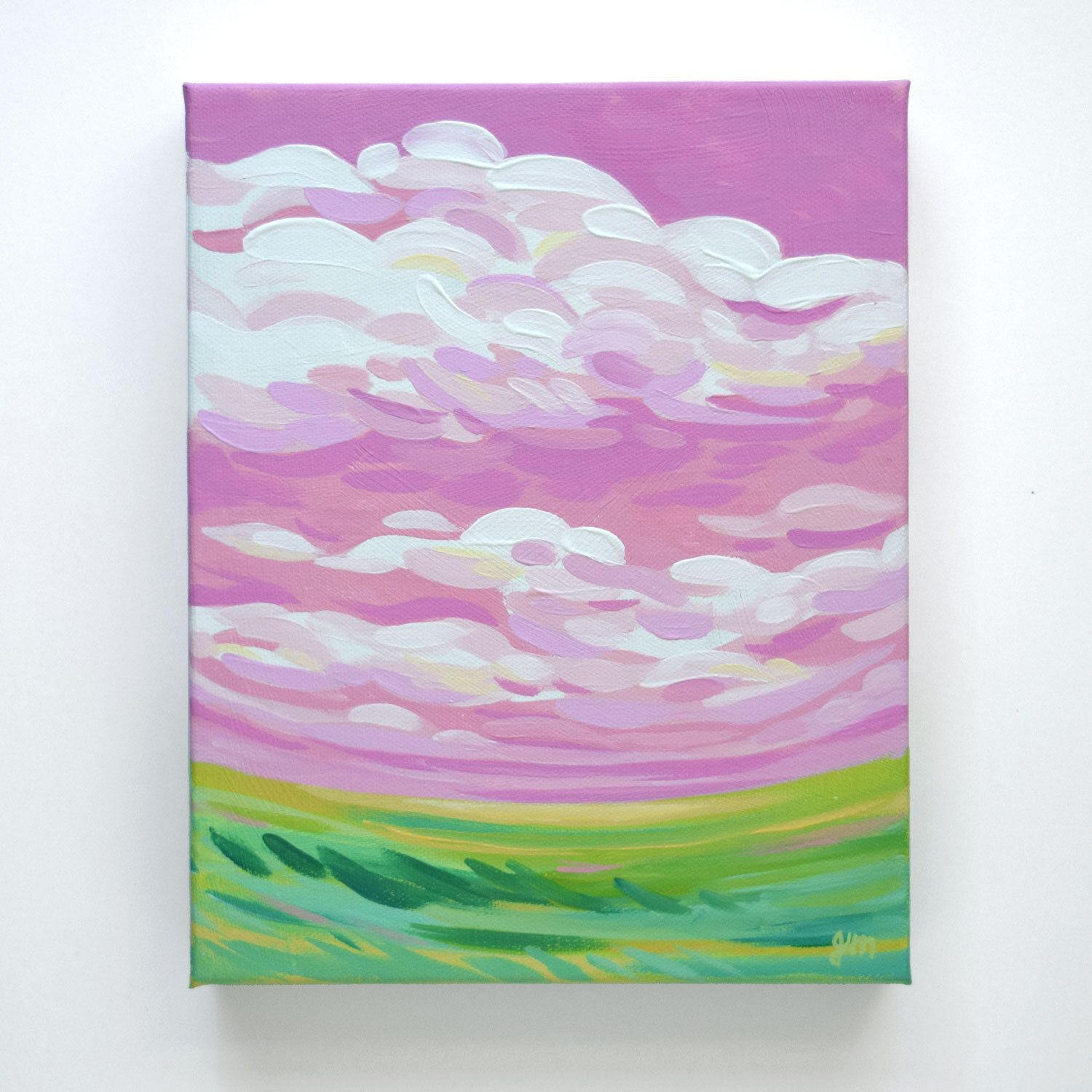 Blush Skies - 8x10 acrylic painting — Julie Marriott